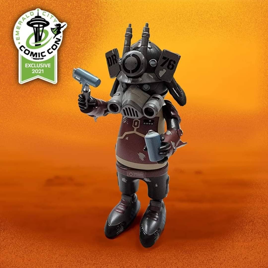 ECCC 2021 Ouroboros Mando76 6" Figure by Dragon76 x Martian Toys x Plastic Empire Exclusive IN STOCK - Plastic Empire