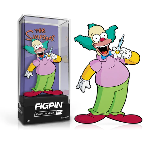 NYCC 2021 EXCLUSIVE FIGPIN SIMPSONS KRUSTY THE CLOWN LE 1500 IN STOCK - Plastic Empire