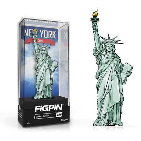 NYCC 2021 EXCLUSIVE FIGPIN STATUE OF LIBERTY "LADY LIBERTY" LE 1000 IN STOCK - Plastic Empire