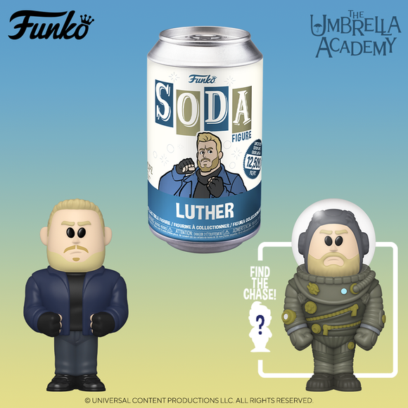 LUTHER UMBRELLA ACADEMY FUNKO VINYL SODA W/ 1 IN 6 CHANCE AT CHASE IN STOCK - Plastic Empire