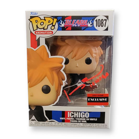 JOHNNY YONG BOSCH SIGNED SIGNED ICHIGO BLEACH FUNKO POP! AUTOGRAPH IS JSA AUTHENTICATED IN STOCK - Plastic Empire
