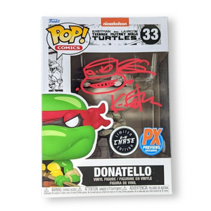 KEVIN EASTMAN SIGNED & SKETCH TMNT DONATELLO CHASE B&W PX EXCLUSIVE FUNKO POP! AUTOGRAPH IS JSA AUTHENTICATED IN STOCK - Plastic Empire