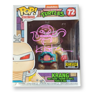 KEVIN EASTMAN SIGNED & SKETCH TMNT KRANG EXCLUSIVE 6" FUNKO POP! AUTOGRAPH IS JSA AUTHENTICATED IN STOCK - Plastic Empire