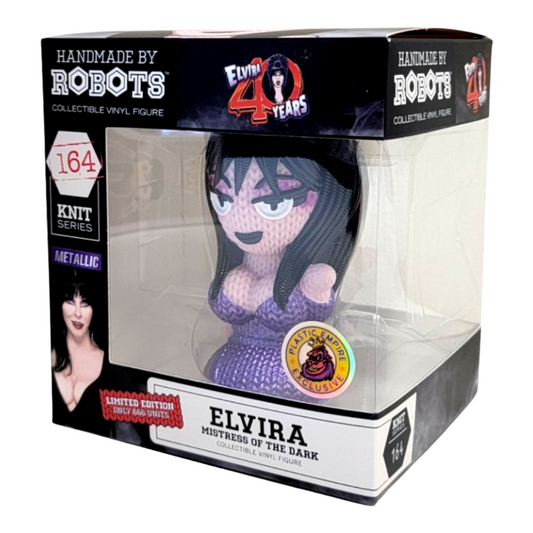 Handmade by Robots Plastic Empire exclusive Elvira mistress of the dark limited 666 piece HMBR figure in stock