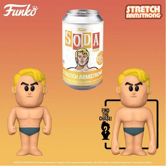 STRETCH ARMSTRONG VINYL FUNKO SODA W/ 1 IN 6 CHANCE AT CHASE IN STOCK